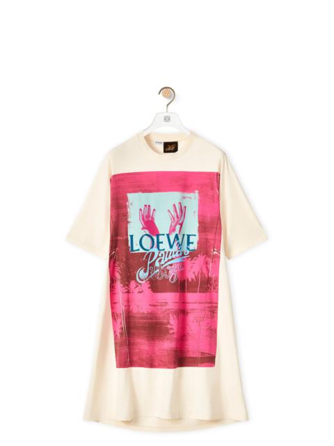 Loewe Palm T-shirt dress in cotton