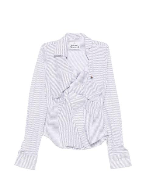 Vivienne Westwood Drunken striped shirt