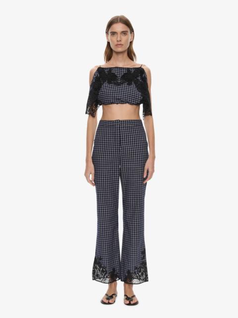 CHRISTOPHER ESBER Maya Embroidered Handkerchief Trouser