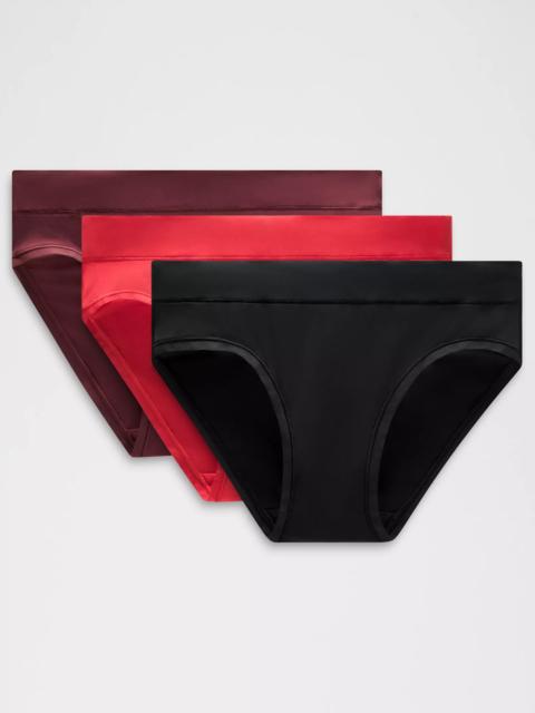 lululemon UnderEase Mid-Rise Bikini Underwear *3 Pack