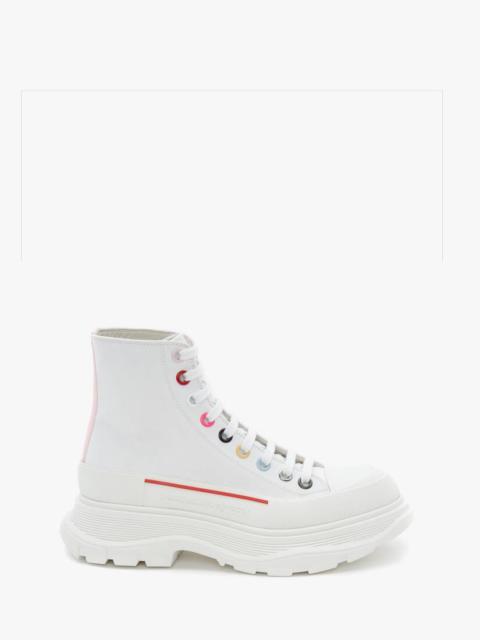 Alexander McQueen Tread Slick Boot in White