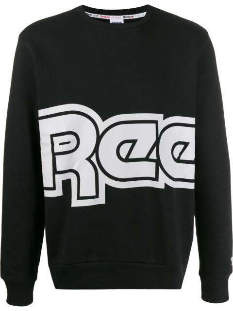 Reebok retro logo print sweatshirt