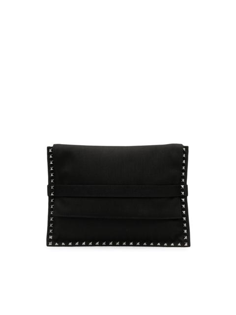 Valentino Rockstud leather clutch