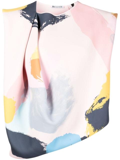 MATICEVSKI Archetype Drape top