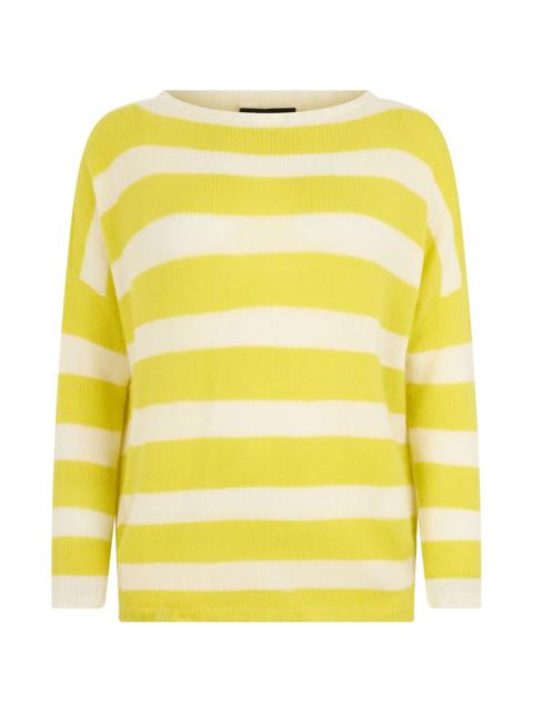 FABIANA FILIPPI striped wide collar sweater