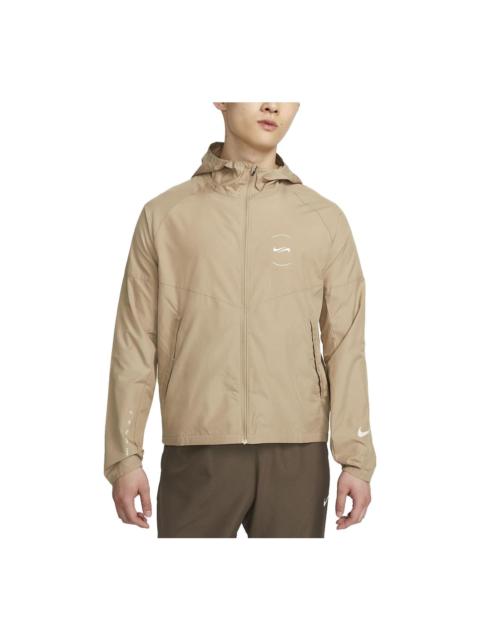 Nike Nike Repel Miler Running Jacket 'Khaki' FN7285-247