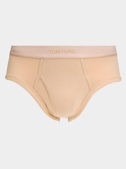 TOM FORD Men's Solid Cotton Jersey Briefs