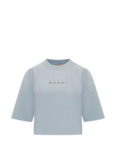 Marni logo-embroidered T-shirt