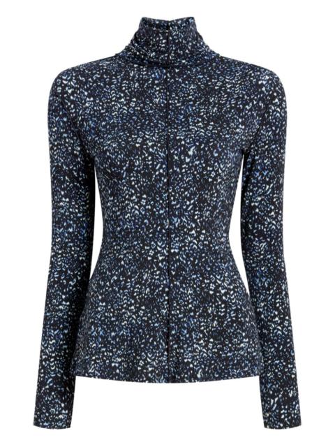 Proenza Schouler Audrey speckled turtleneck top