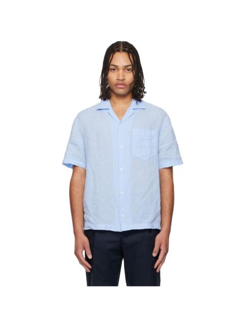 HUGO Blue Camp Collar Shirt