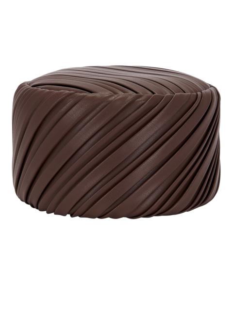 ROWEN ROSE Pleated Pillbox Hat