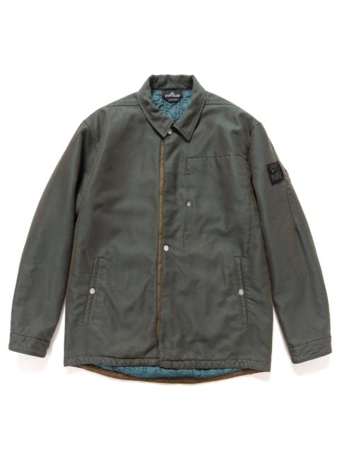Stone Island Shadow Project DIAGONAL WEAVE NYLON WITH PRIMALOFT® COACH JACKET PETROL