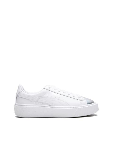 PUMA contrast toe cap sneakers