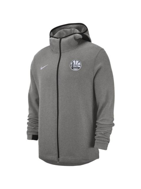 Nike NBA Golden State Warriors Showtime Hoodie "Gray Black Heather" AO2044 032