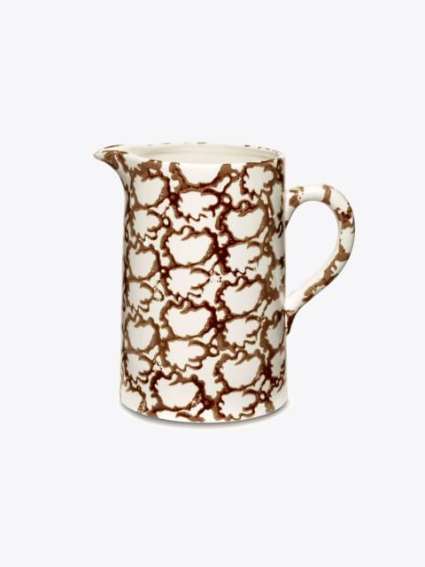 TORY BURCH Spongeware Pitcher