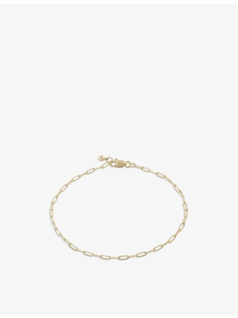 MONICA VINADER Essential 14ct yellow gold-plated vermeil 925 sterling-silver bracelet