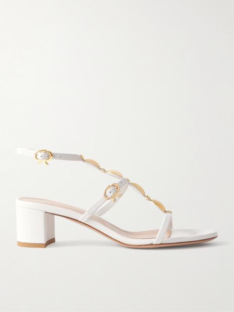 Gianvito Rossi Kalinda 55 Embellished Leather Sandals