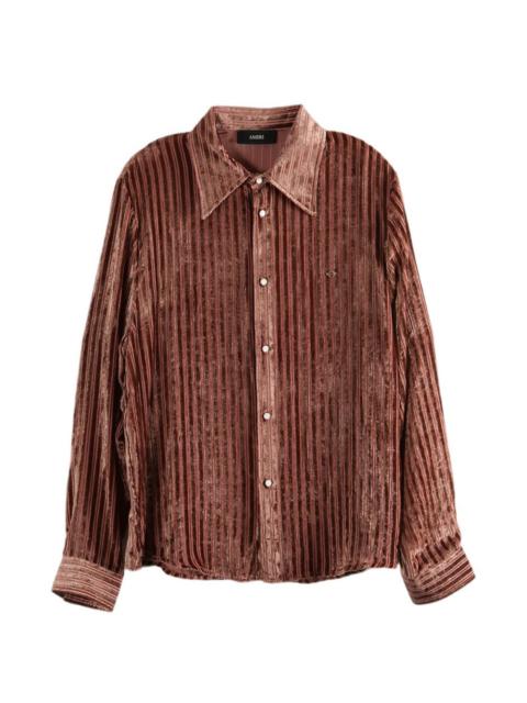 AMIRI striped-pattern buttoned shirt
