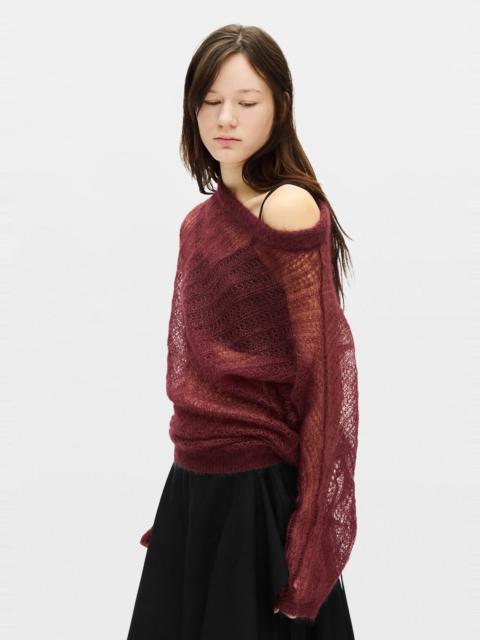 Ann Demeulemeester Christabel Bias Cut Sweater