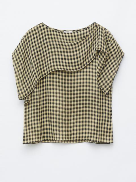 & Other Stories Scarf-Detail Boat-Neck Top
