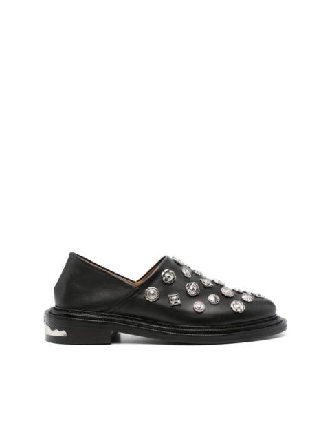 TOGA VIRILIS stud-embellished leather loafers