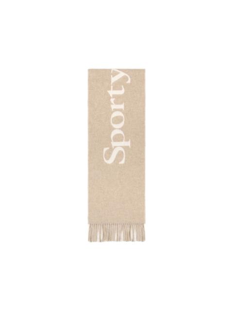Sporty & Rich fringed scarf