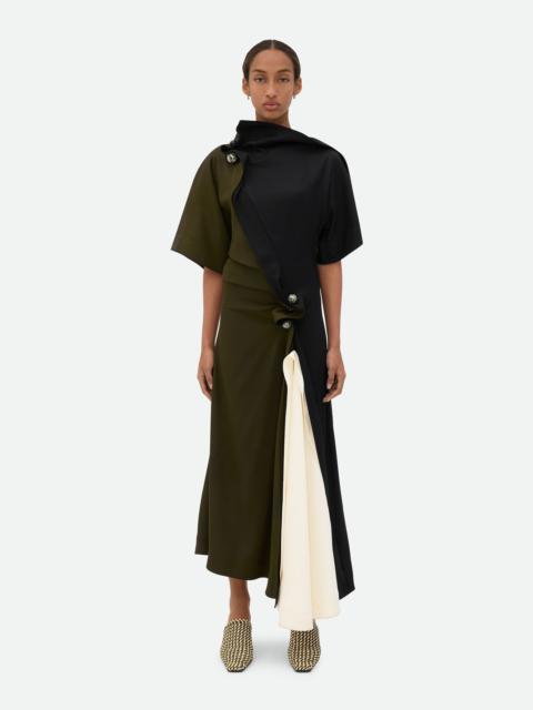 Bottega Veneta Fluid Viscose Piercing Dress