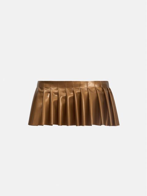 POSTER GIRL CALABRIA LATEX SKIRT GOLD