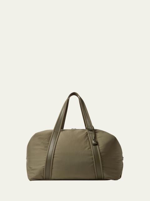 Loro Piana Men's Wind Nylon and Leather Duffel Bag