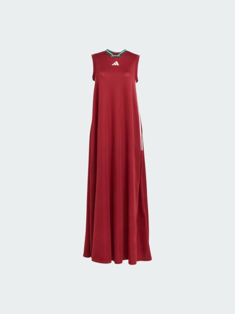 adidas Tiro Cut 3-Stripes Soft Mesh Long Dress