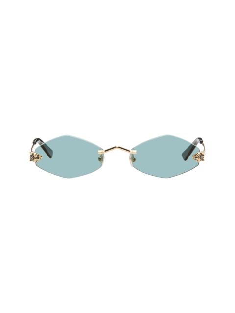 Cartier Gold 'Panthère de Cartier' Sunglasses