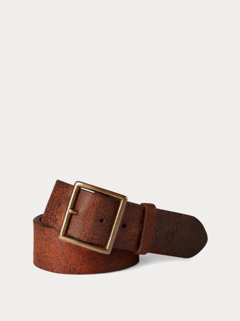 RRL by Ralph Lauren Distressed Leather Belt