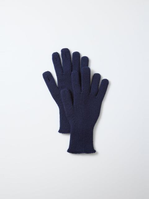 ROTOTO® ROT-5181-NAV ROTOTO - WASHABLE MERINO KNIT TOUCH GLOVES - NAVY BLUE