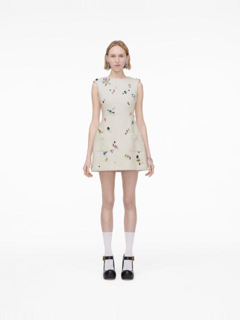 Marc Jacobs SCULPTURAL GEM TWEED DRESS