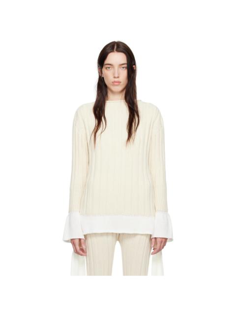 ISSEY MIYAKE Off-White 'Behind The Scenes' Sweater