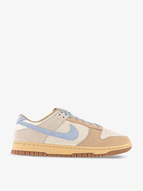 Dunk Low panelled suede low-top trainers