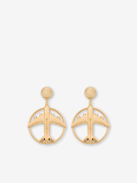 Moschino MOSCHINO AIRPLANES DROP EARRINGS