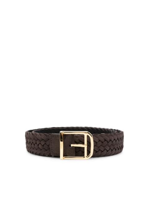 Brioni Suede leather belt