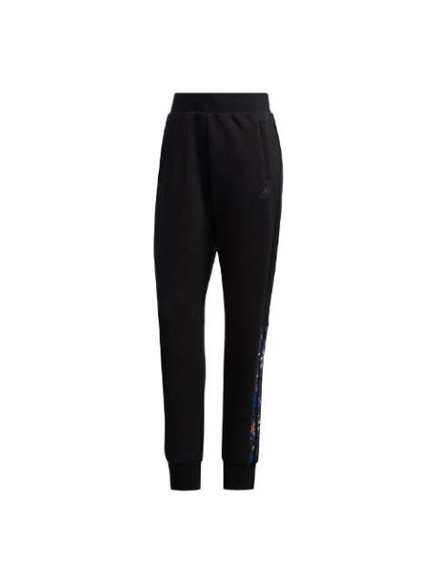 adidas (WMNS) adidas Mic Dk Printing Sports Pants Black GG0762