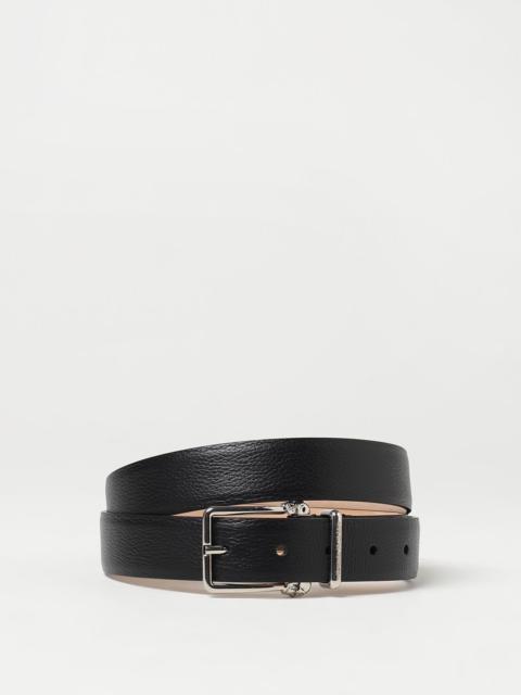 Alexander McQueen belt in micro grained leather