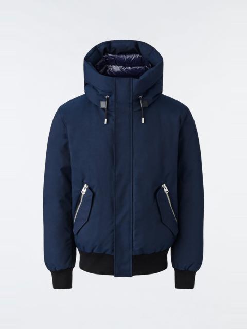 MACKAGE DIXON 2-In-1 down bomber jacket with hooded bib for men