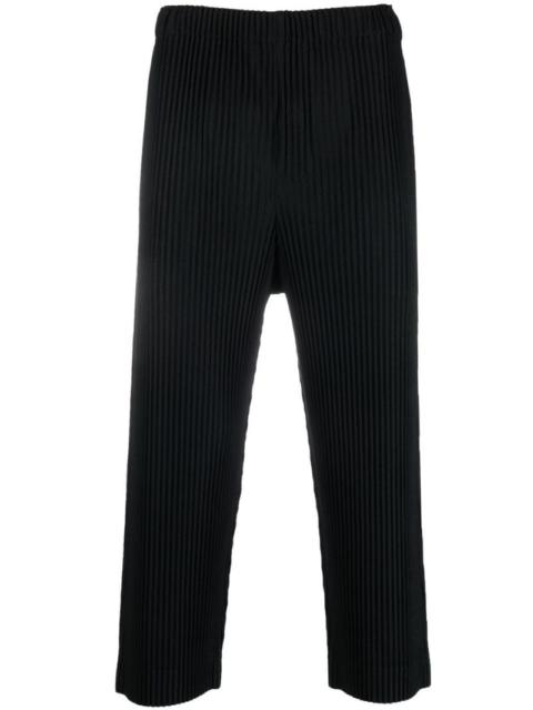 ISSEY MIYAKE cropped pleated trousers