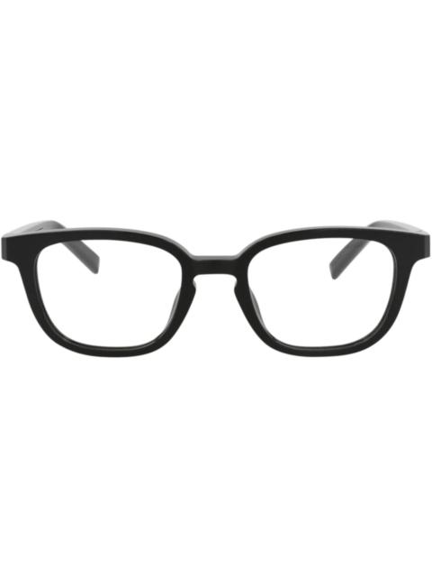 Berluti Berluti Square-Frame Acetate Optical Frames Black Black Transparent (BL50003I-50-001)