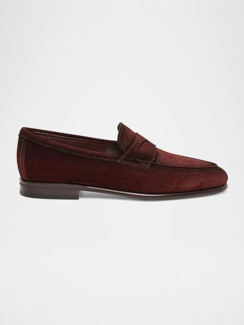 Men's Carlos Suede Penny Loafers