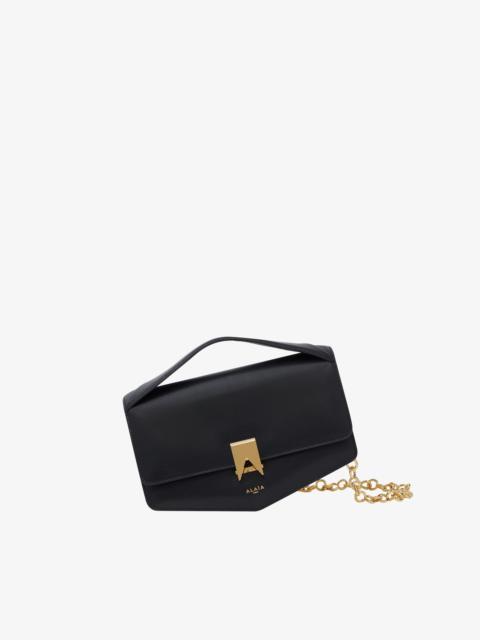 Alaïa LE PAPA EAST WEST WITH CHAIN BAG IN SHINY GOATSKIN