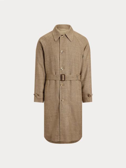 Polo Ralph Lauren Glen Plaid Summer Tweed Balmacaan Coat
