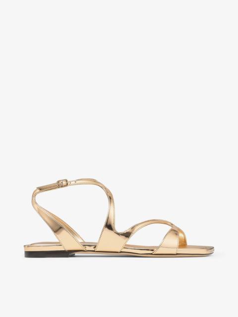 Ayla Flat
Gold Metallic Leather Flats