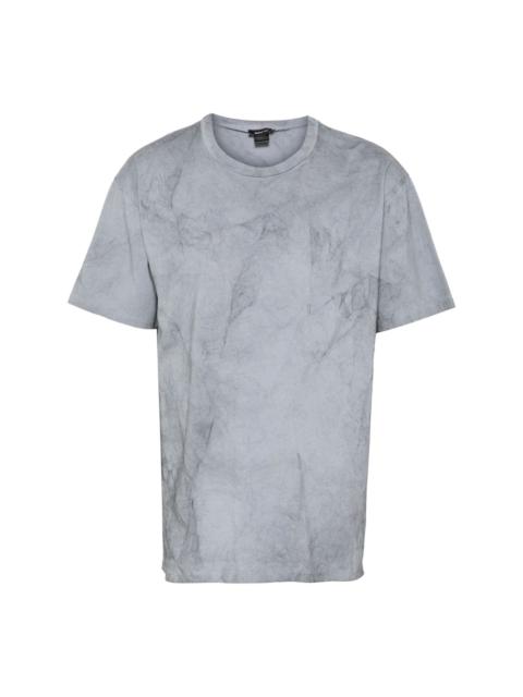 marbled-effect T-shirt