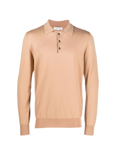 Mackintosh long-sleeve polo shirt