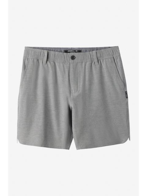 O'Neill Reserve Light Check 18" Scallop Hybrid Shorts